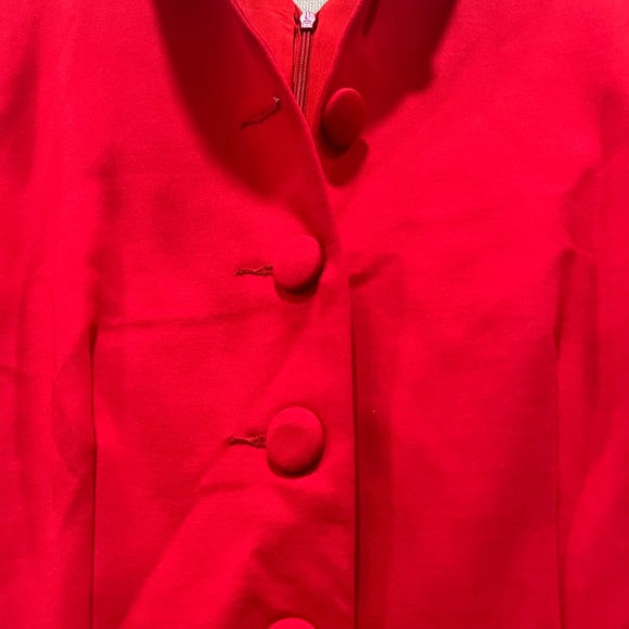 Red colour body fit dress. - Picture 3 of 3